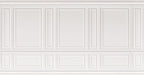 White Wall Panel Wallpaper : Classic Molding Effect Mural - View 2