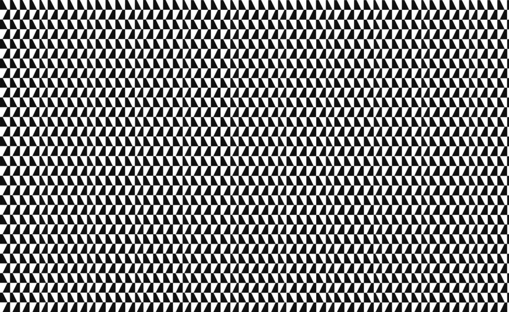 Black and White Triangle Wallpaper : Monochrome Geometric Pattern Mural - View 2
