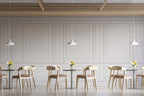 White Wall Panel Wallpaper : Classic Molding Effect Mural