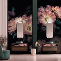Dark Pink Blossom Wallpaper : Moody Wild Rose Mural