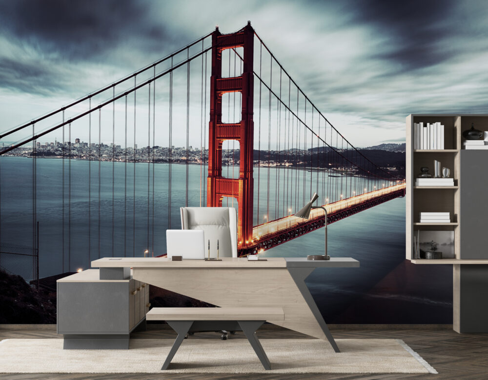 Golden Gate Bridge Wallpaper : San Francisco Bay Photo Mural