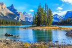 Mountain Lake Wallpaper : Pine Island Alpine Mural - View 2