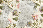 Peeling Wall Floral Wallpaper : Soft Vintage Flowers Mural - View 2