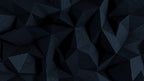 Black 3D Wallpaper : Embossed Geometric Relief Mural - View 2