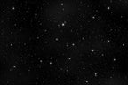 Starry Night Sky Wallpaper : Black Stars and Moon Mural - View 2