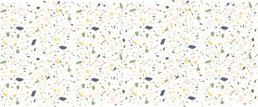 Terrazzo Confetti Wallpaper : Colorful Speckle Pattern - View 2