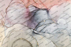 Lilac Marble Wallpaper : Grey Fluid Agate Mural - View 2