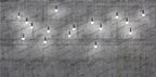Concrete Wall Light Wallpaper : Industrial Bulb Mural - flat design