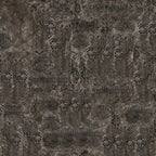 Distressed Lace Concrete Wallpaper : Taupe Plaster Damask Mural - View 5