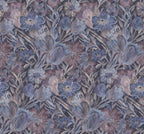 Soft Tapestry Floral Wallpaper : Needlepoint Flower Pattern - View 4