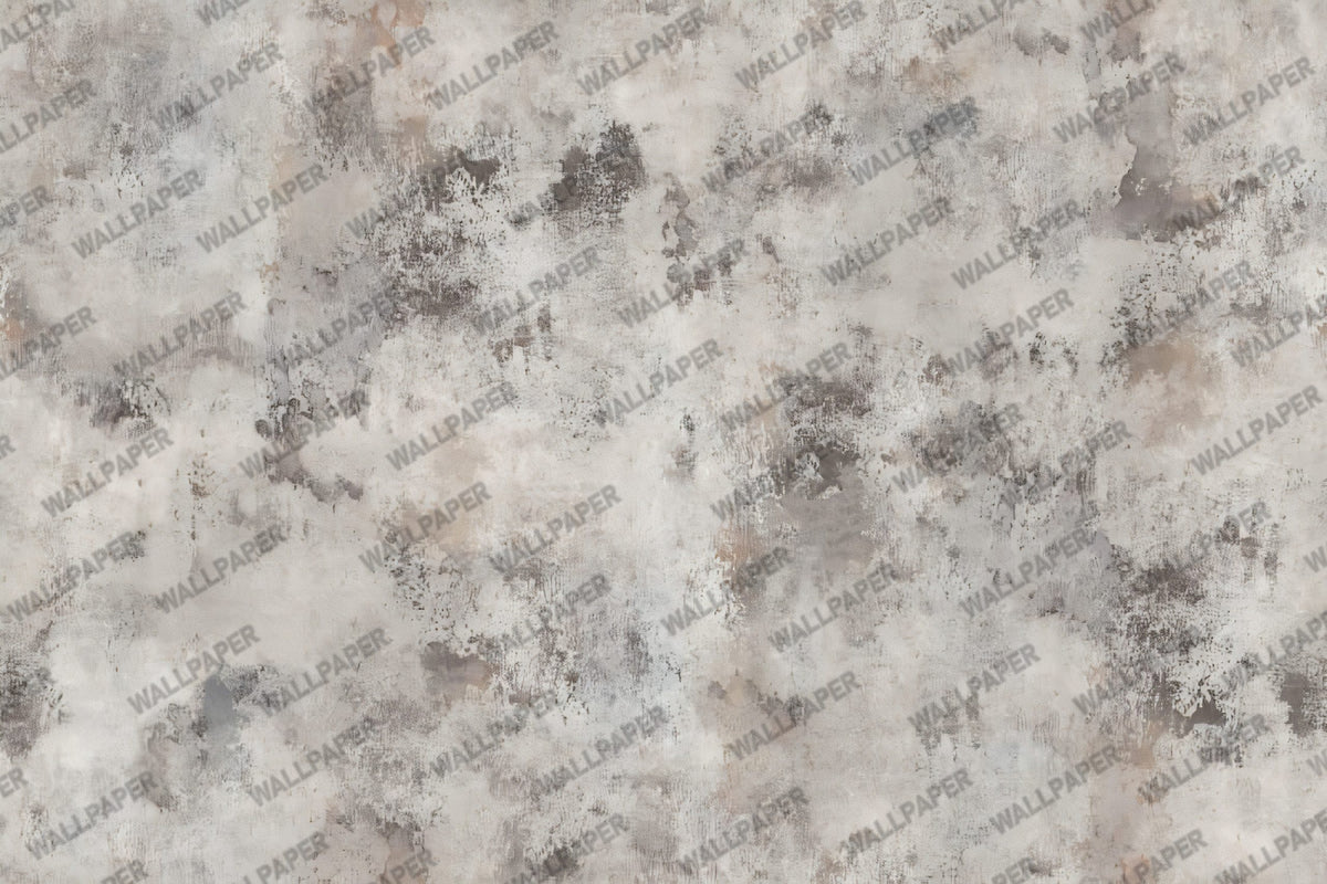 Plaster Concrete Wallpaper : Grey Distressed Stucco Texture Mural - flat design