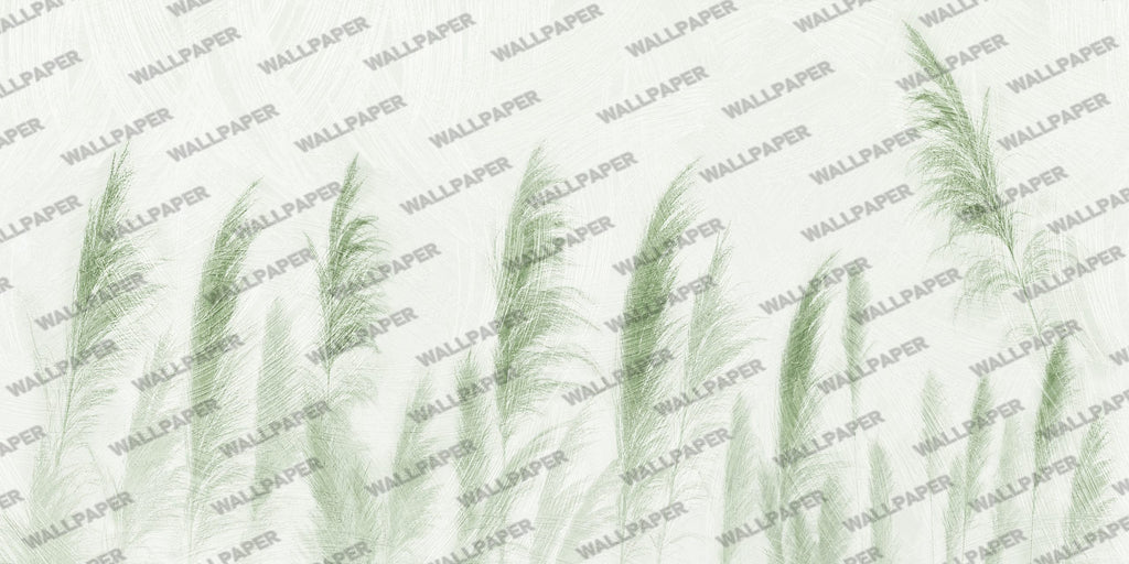 Pink Pampas Wallpaper : Blush Feather Grass Mural - View 3
