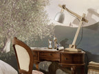 Mountain Plane Tree Wallpaper : Misty Valley Landscape Mural - View 2