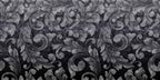 Dark Baroque Wallpaper : Grey Acanthus Scroll Mural - View 2