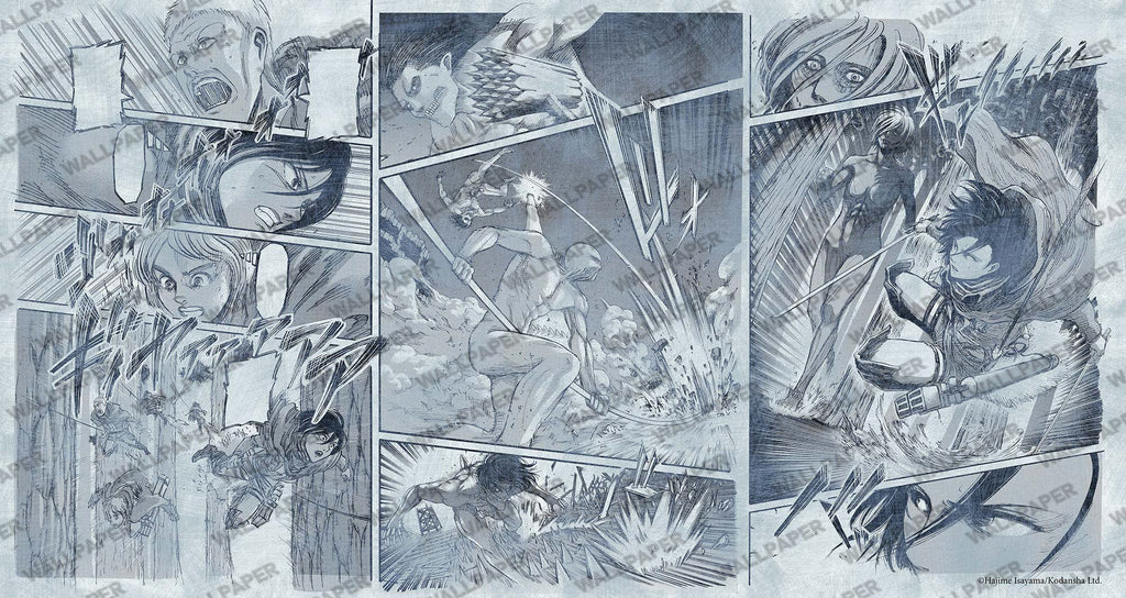 Comic Page Wallpaper : Grey Sketch Panel Mural - View 4