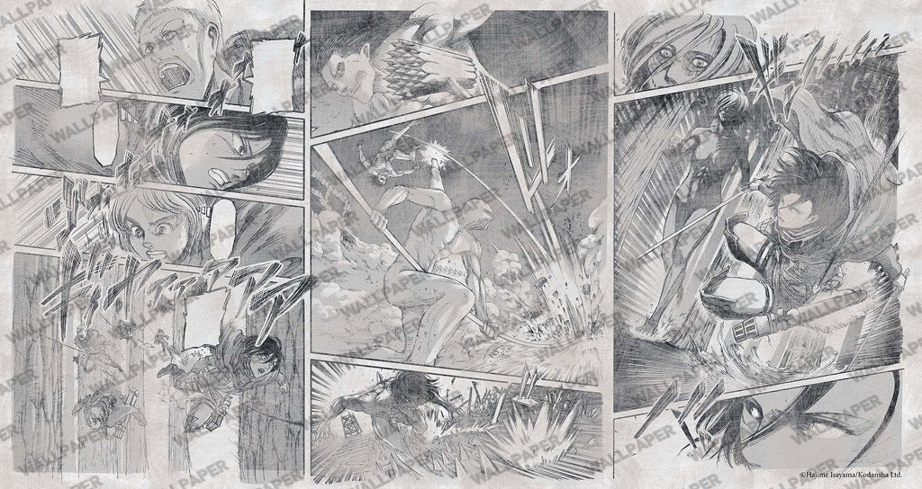 Comic Page Wallpaper : Grey Sketch Panel Mural - flat design