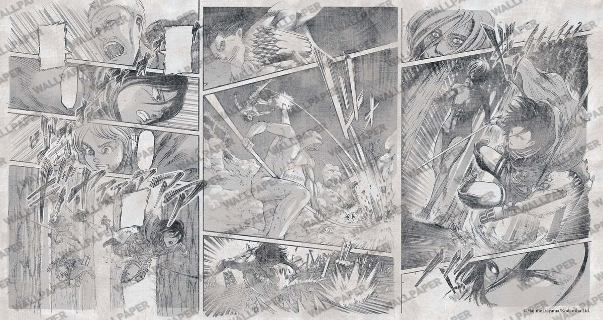 Comic Page Wallpaper : Grey Sketch Panel Mural - flat design