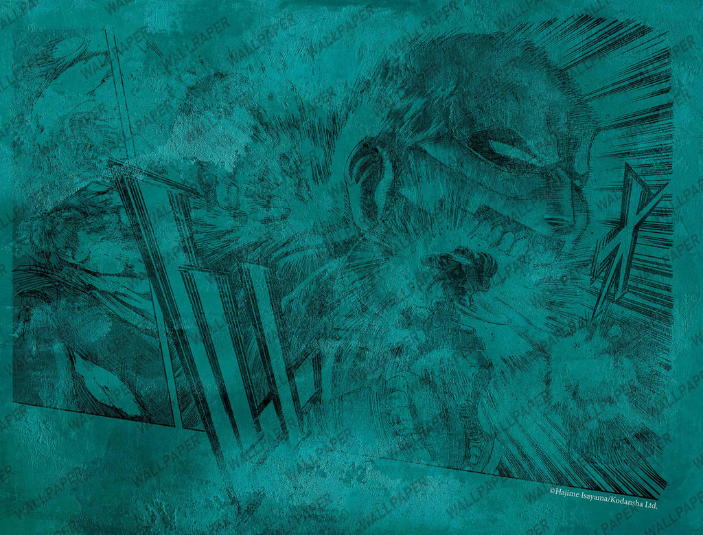 Pencil Sketch Wallpaper : Grey Drawn Portrait Leaf Mural - View 3