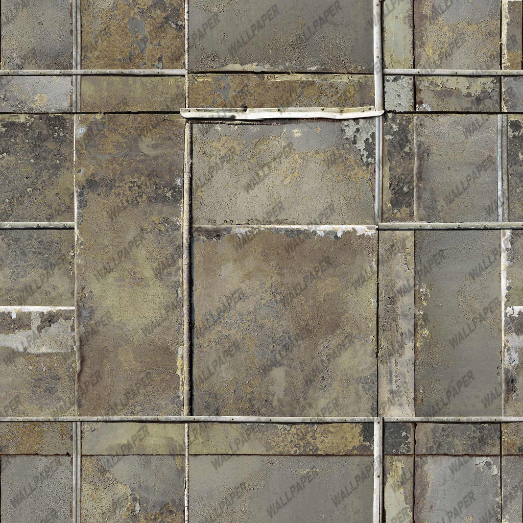 Rusty Concrete Wallpaper : Weathered Rust Panel Texture Mural - View 2