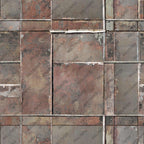 Rusty Concrete Wallpaper : Weathered Rust Panel Texture Mural - flat design