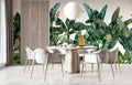 Banana Leaf Wallpaper : Tropical Monkey Jungle Mural
