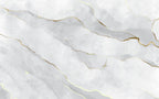 Grey Marble Gold Line Wallpaper : Embossed Stone Effect Mural - flat design