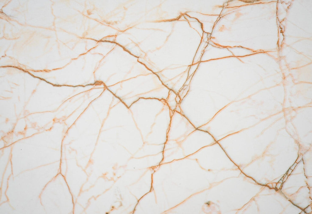 Ecru Marble Wallpaper : Copper Vein Stone Mural - flat design