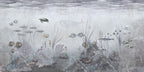 Underwater Wallpaper : Soft Fish and Coral Mural - flat design