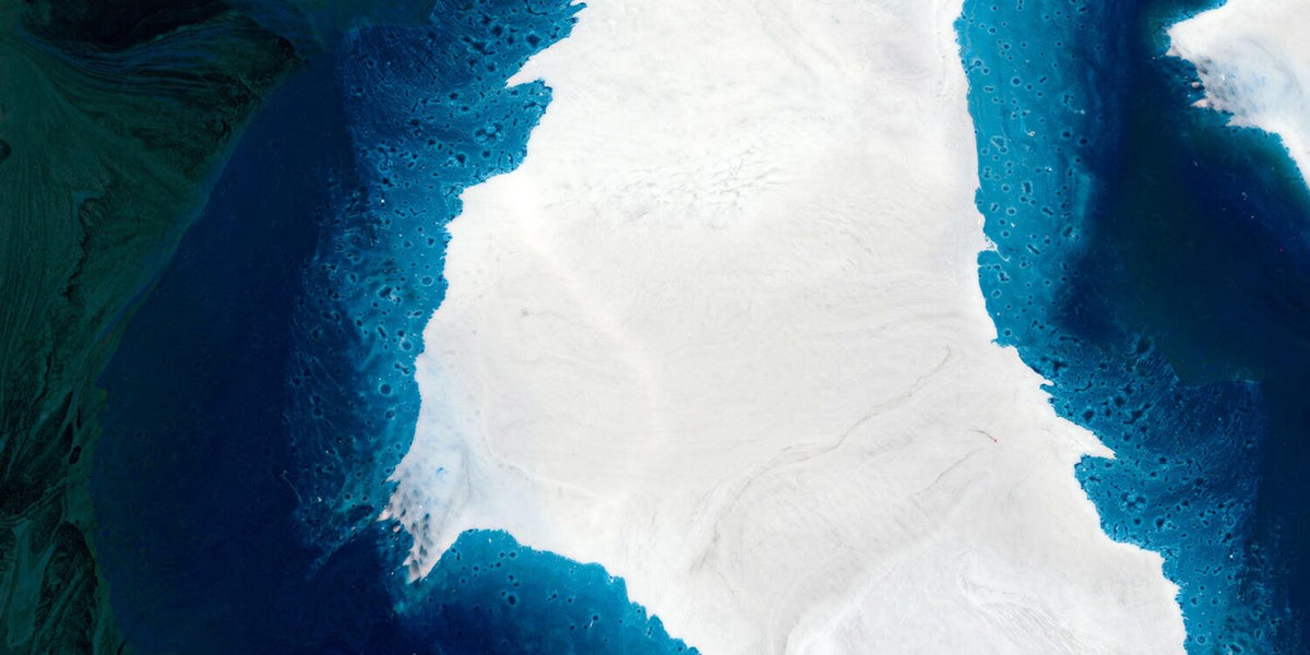 Navy Wave Marble Wallpaper : Deep Blue Fluid Mural - View 2