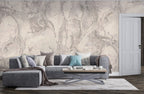 Beige Marble Wallpaper : Soft Cream Stone Mural