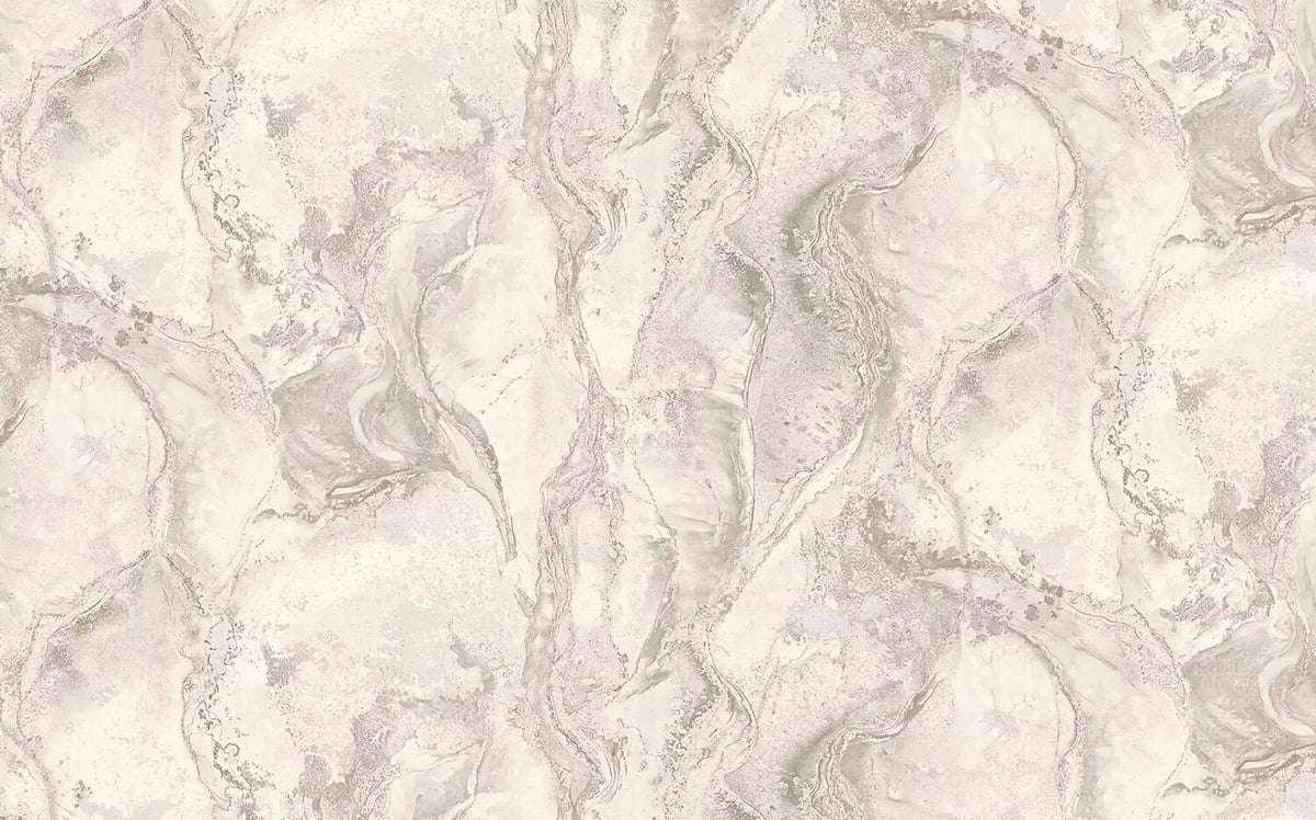 Beige Marble Wallpaper : Soft Cream Stone Mural - flat design