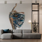 Ballerina Wallpaper : Abstract Dancer Art Mural - View 3