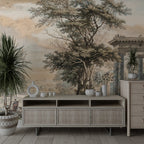 Ancient Rome Landscape Wallpaper : Classical Valley Mural - View 5
