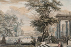Ancient Rome Landscape Wallpaper : Classical Valley Mural - View 2