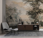 Ancient Rome Landscape Wallpaper : Classical Valley Mural