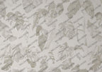 Grey Tropical Leaves Wallpaper : Soft Monstera Tonal Mural - flat design