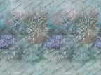 Painterly Grass Wallpaper : Lavender Meadow Mural - View 2