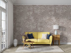 Beige Toile Palm Wallpaper : Line Drawn Tropical Trees Mural - View 3