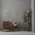 Soft Valley Trees Wallpaper : White Line Landscape Mural - View 3