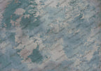 Blue Concrete Wallpaper : Distressed Teal Texture Mural - View 2