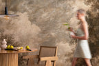 Distressed Cloud Wallpaper : Textured Beige Sky Mural - View 3