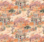 Desert Town Wallpaper : Retro American Roadside Kids Wall Mural - View 2