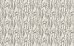 Black and White Bamboo Wallpaper : Sketch Bamboo Pattern Mural - flat design