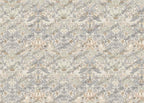 Vintage Bird and Berry Wallpaper : Pale Arts and Crafts Wall Mural - View 2