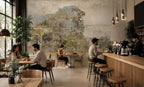 Distressed Abstract Wallpaper : Aged Plaster Texture Wall Mural