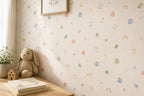 Pastel Confetti Dot Wallpaper : Rainbow Nursery Wall Mural - View 5