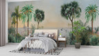 Tropical Sea View Wallpaper : Palm Coast Mural - View 6