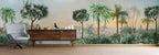 Tropical Sea View Wallpaper : Palm Coast Mural - View 5