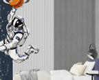 Astronaut Constellation Wallpaper : Line Art Space Kids Mural - View 4