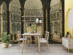Domed Temple Wallpaper : Vintage Rotunda Interior Mural